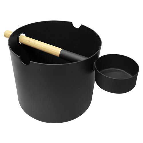 KOLO Sauna Bucket & Ladle | Black