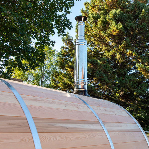 Chimney & Heat Shield for out the TOP