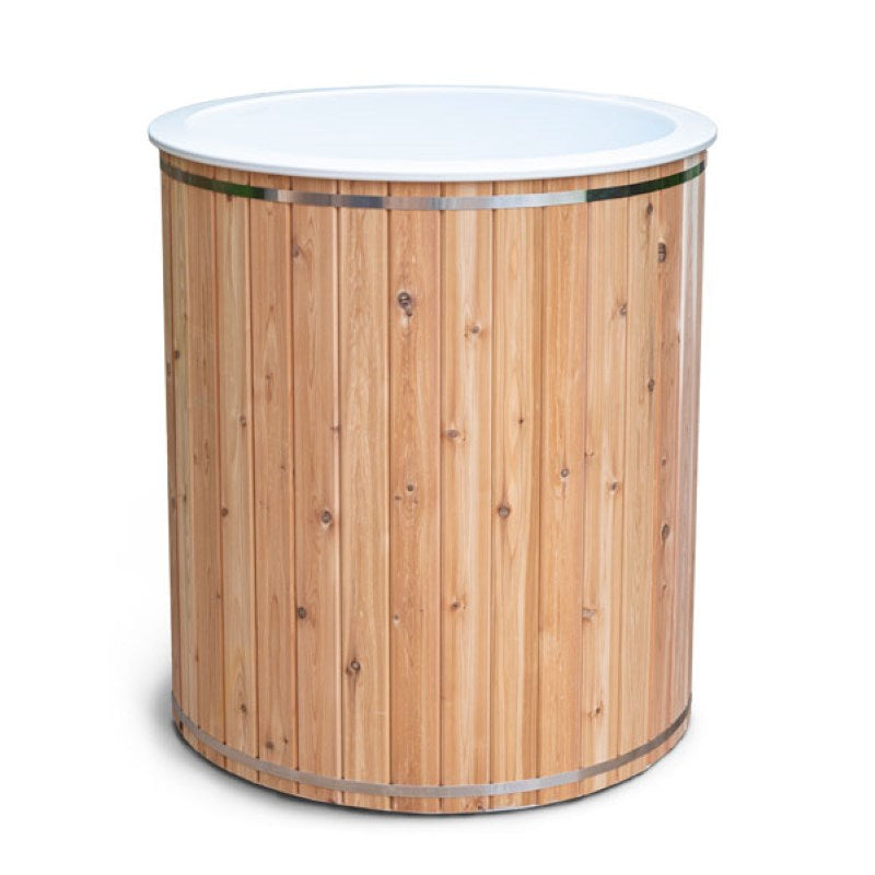 Dundalk Leisurecraft 150 Gallon Baltic Cold Plunge Barrel Tub | White Cedar