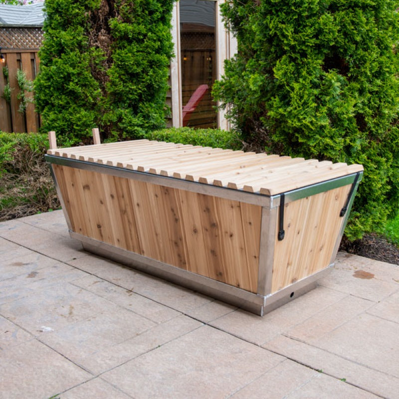 Dundalk Leisurecraft Glacier Polar Plunge Cold Tub | White Cedar