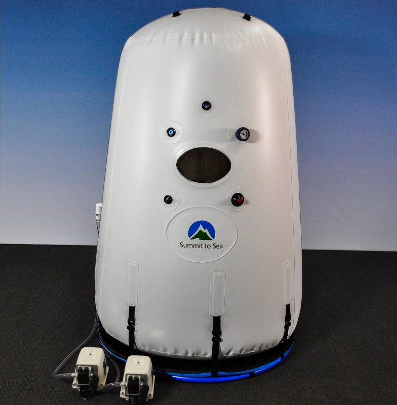 Summit to Sea The Grand Dive Vertical Hyperbaric Oxygen Chamber | White