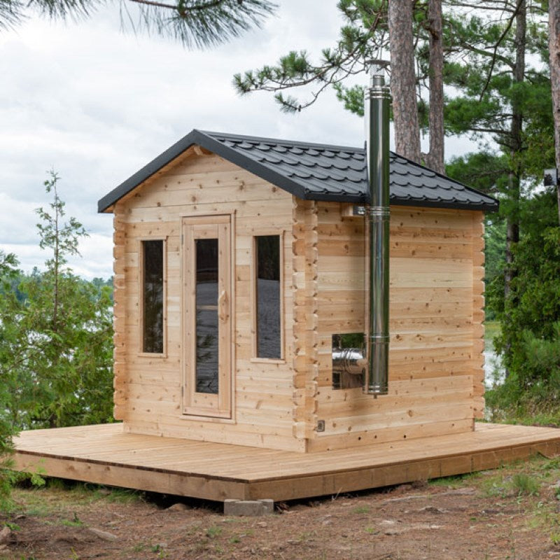 Dundalk Leisurecraft CT Georgian Finnish Cabin Sauna | 6 Person