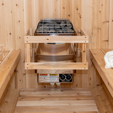 HARVIA KIP 8KW Sauna Heater with Rocks | Built-in Timer & Controls