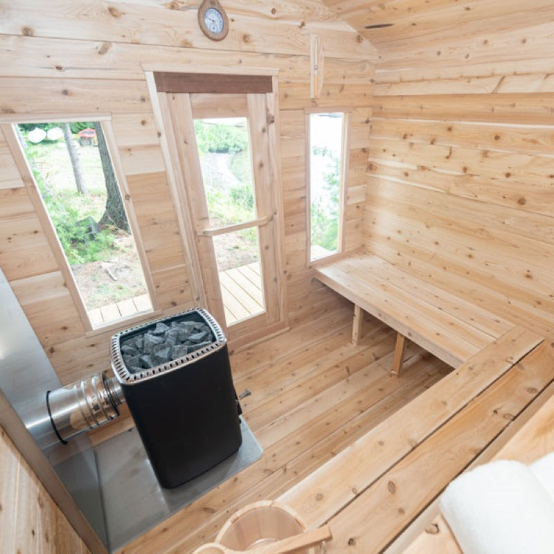 Dundalk Leisurecraft CT Georgian Finnish Cabin Sauna | 6 Person