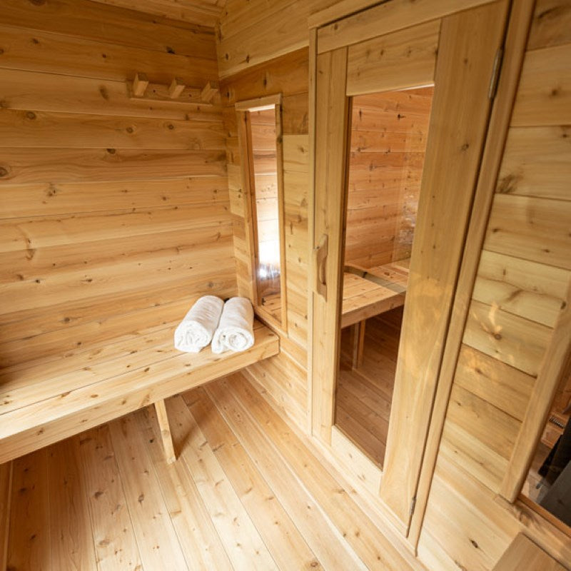 Dundalk Leisurecraft CT Georgian Finnish Sauna with Changeroom | 6 person