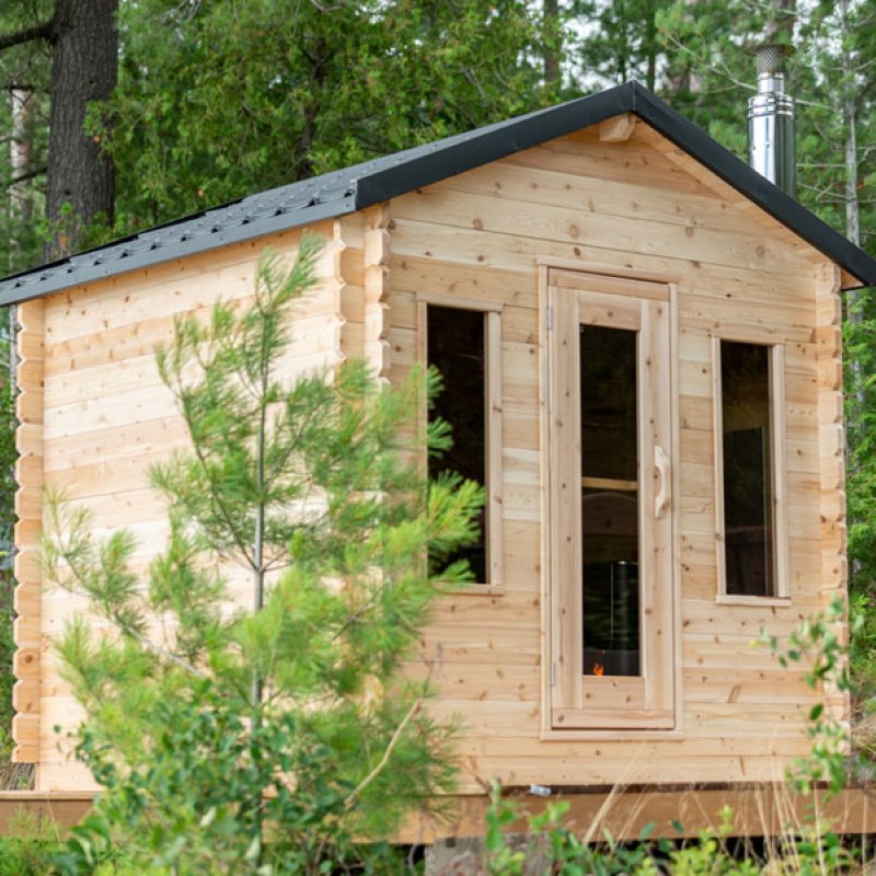 Dundalk Leisurecraft CT Georgian Finnish Cabin Sauna | 6 Person