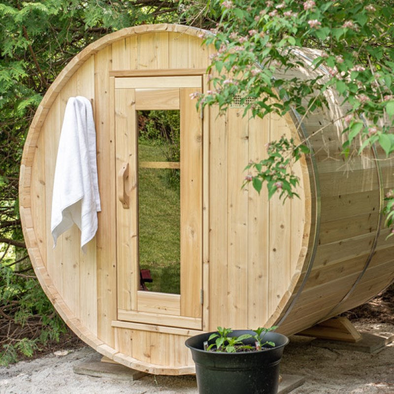 Dundalk Leisurecraft CT Harmony Finnish Barrel Sauna | 4 person