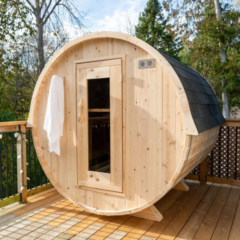 Dundalk Leisurecraft CT Harmony Finnish Barrel Sauna | 4 person