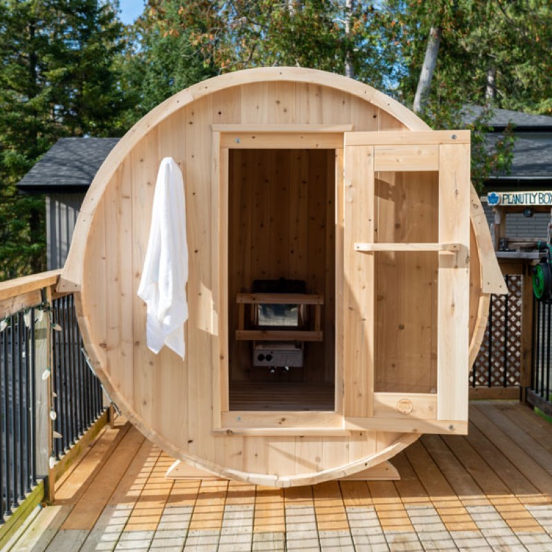 Dundalk Leisurecraft CT Harmony Finnish Barrel Sauna | 4 person