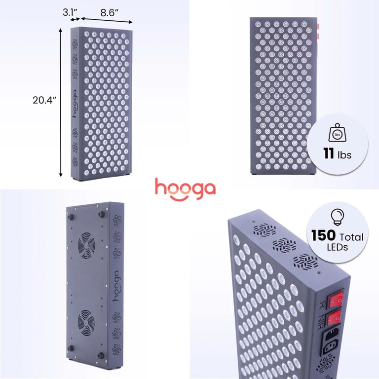 Hooga PRO750 Modular Red Light Therapy Device | Half Body | Low EMF