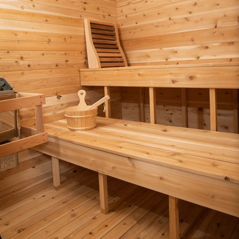 Dundalk Leisurecraft CT Luna Finnish Sauna | White Cedar | 3 Person