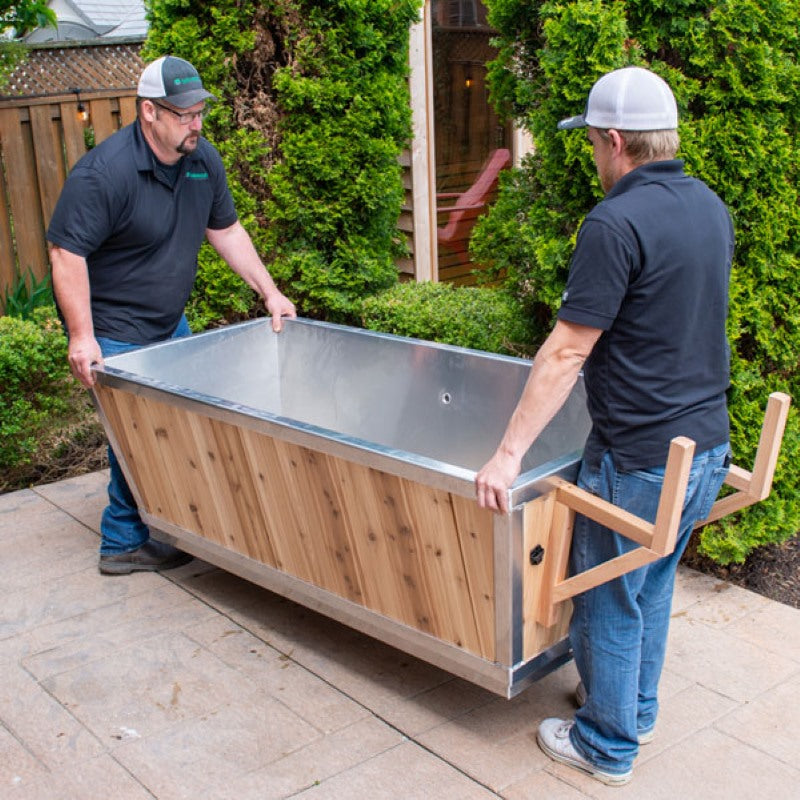 Dundalk Leisurecraft Glacier Polar Plunge Cold Tub | White Cedar