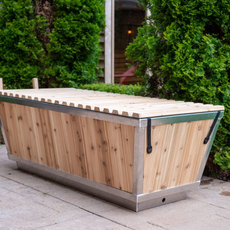 Dundalk Leisurecraft Glacier Polar Plunge Cold Tub | White Cedar