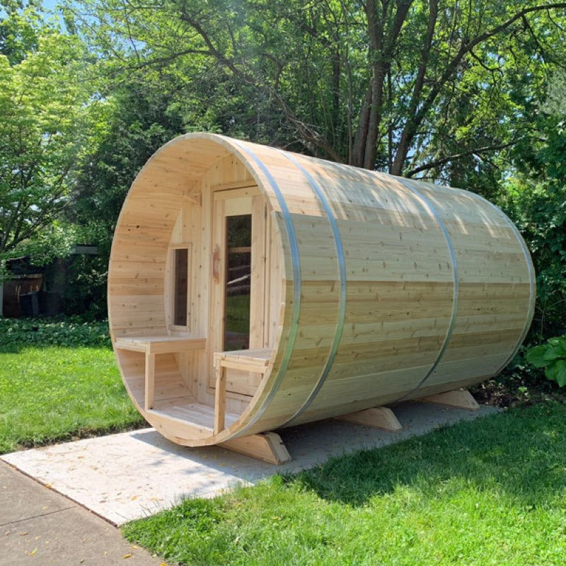 Dundalk Leisurecraft CT Tranquility Finnish Barrel Sauna | 5 Person