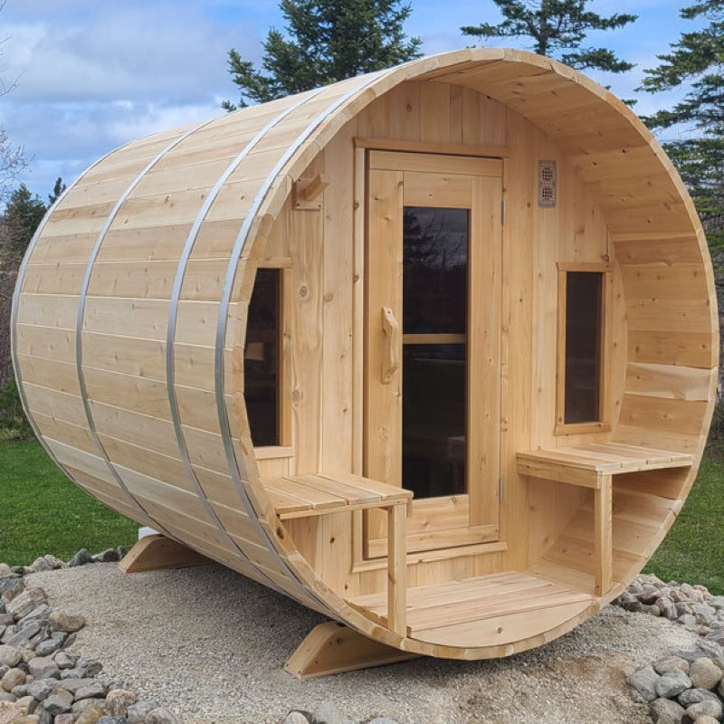 Dundalk Leisurecraft CT Tranquility Finnish Barrel Sauna | 5 Person