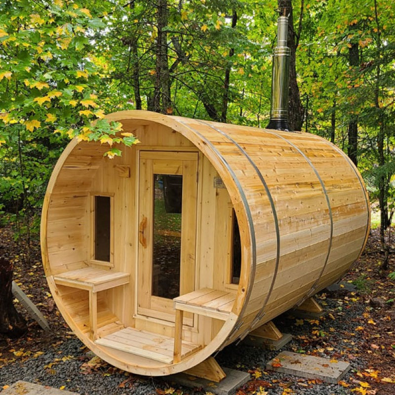 Dundalk Leisurecraft CT Tranquility Finnish Barrel Sauna | 5 Person