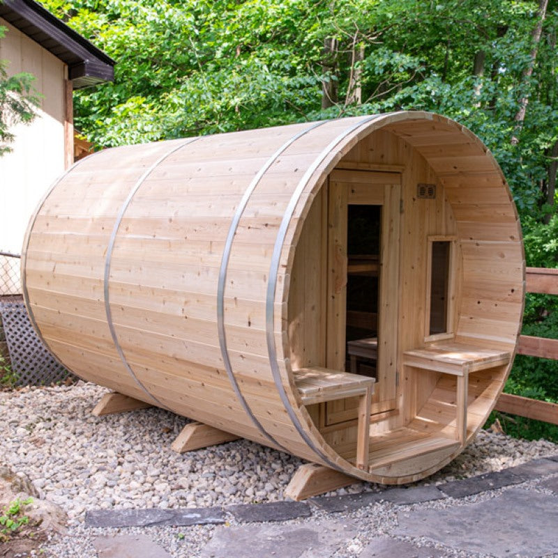 Dundalk Leisurecraft CT Tranquility Finnish Barrel Sauna | 5 Person