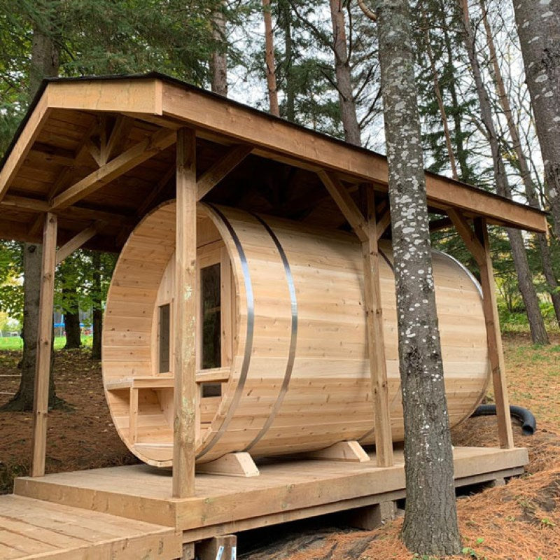 Dundalk Leisurecraft CT Tranquility Finnish Barrel Sauna | 5 Person